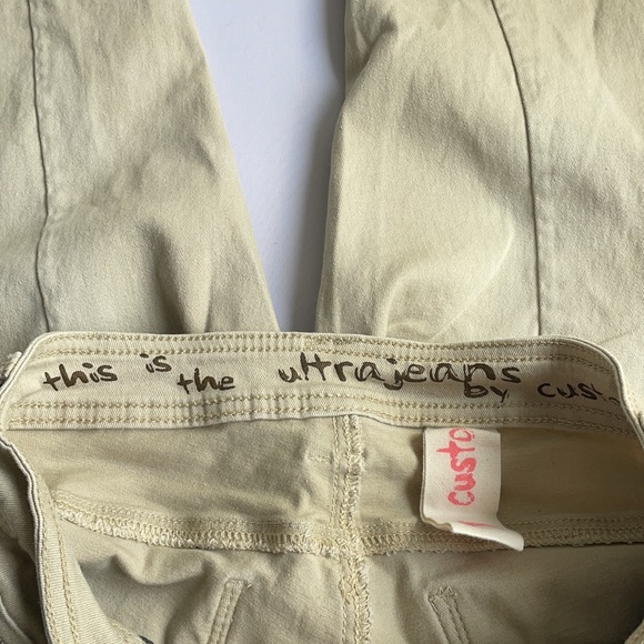 Skinny Cream Coloured Custo Pants Studded - Picture 7 of 9